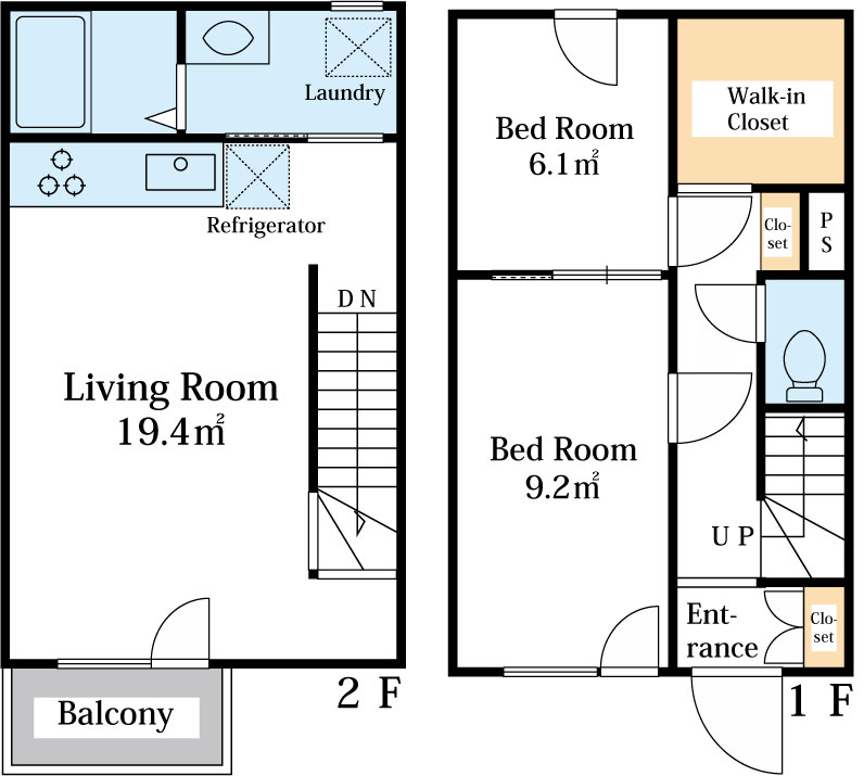 Solor Residence Kitazakae Room plan