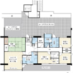 125㎡超の4SLDK。広い間取りへお住み替えはいかがでしょうか。 (間取)