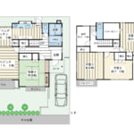 4SLDK・カースペースあり。お庭のある一戸建てへお住み替えはいかがでしょうか。 (間取)